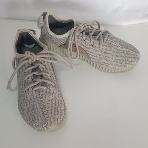 Adidas Boost Men's Gray 1.0 Wool Cable Knit Sneakers, Size 7